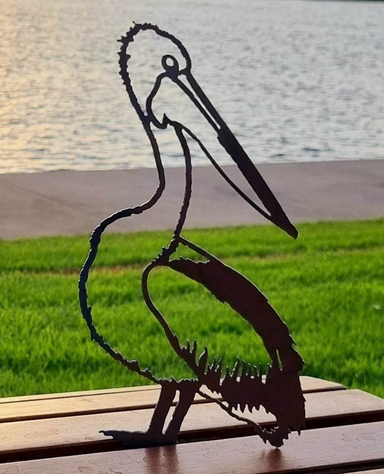 Pelican Garden Stake