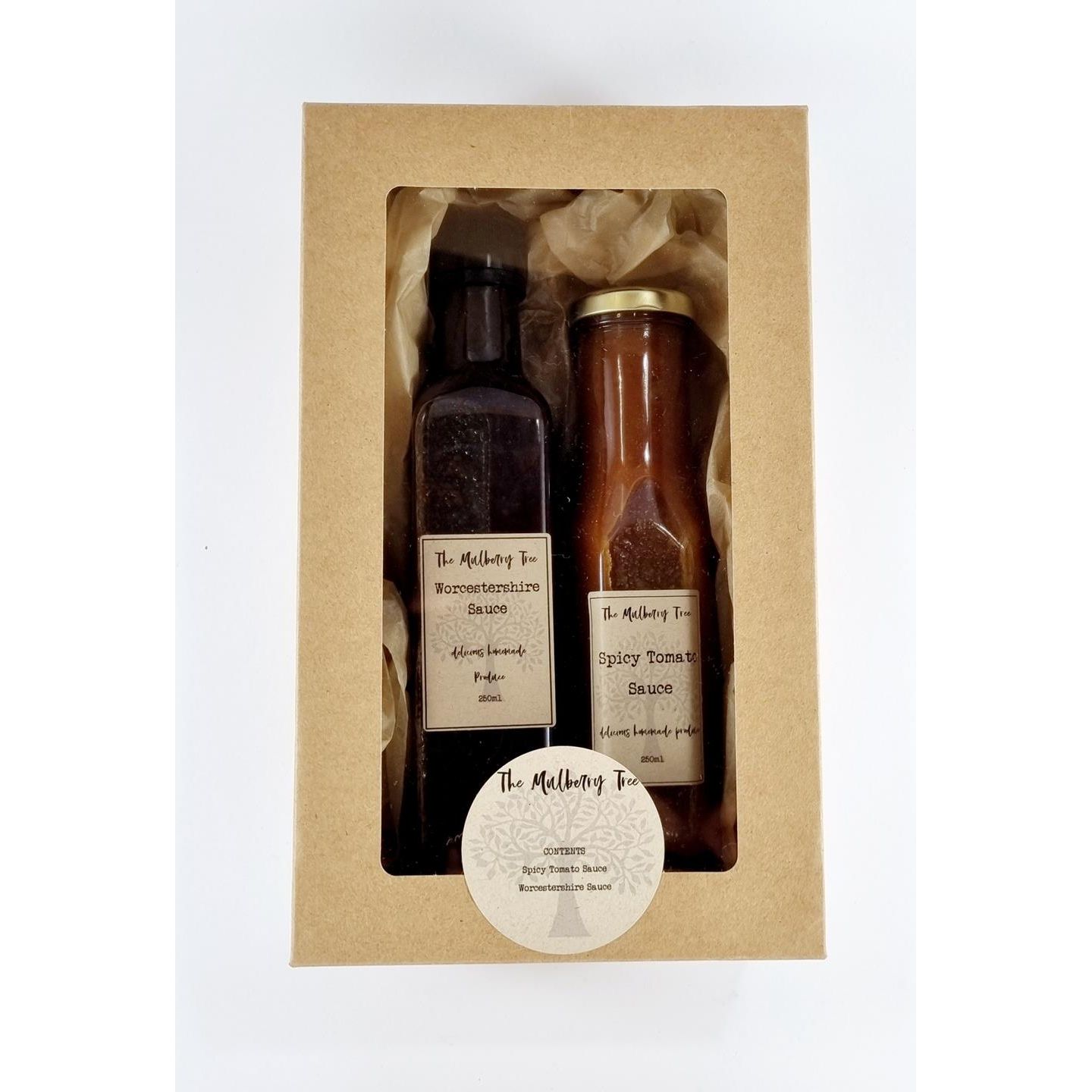 Worcestershire Sauce and Spicy Tomato Sauce Gift Pack The Mulberry Tree