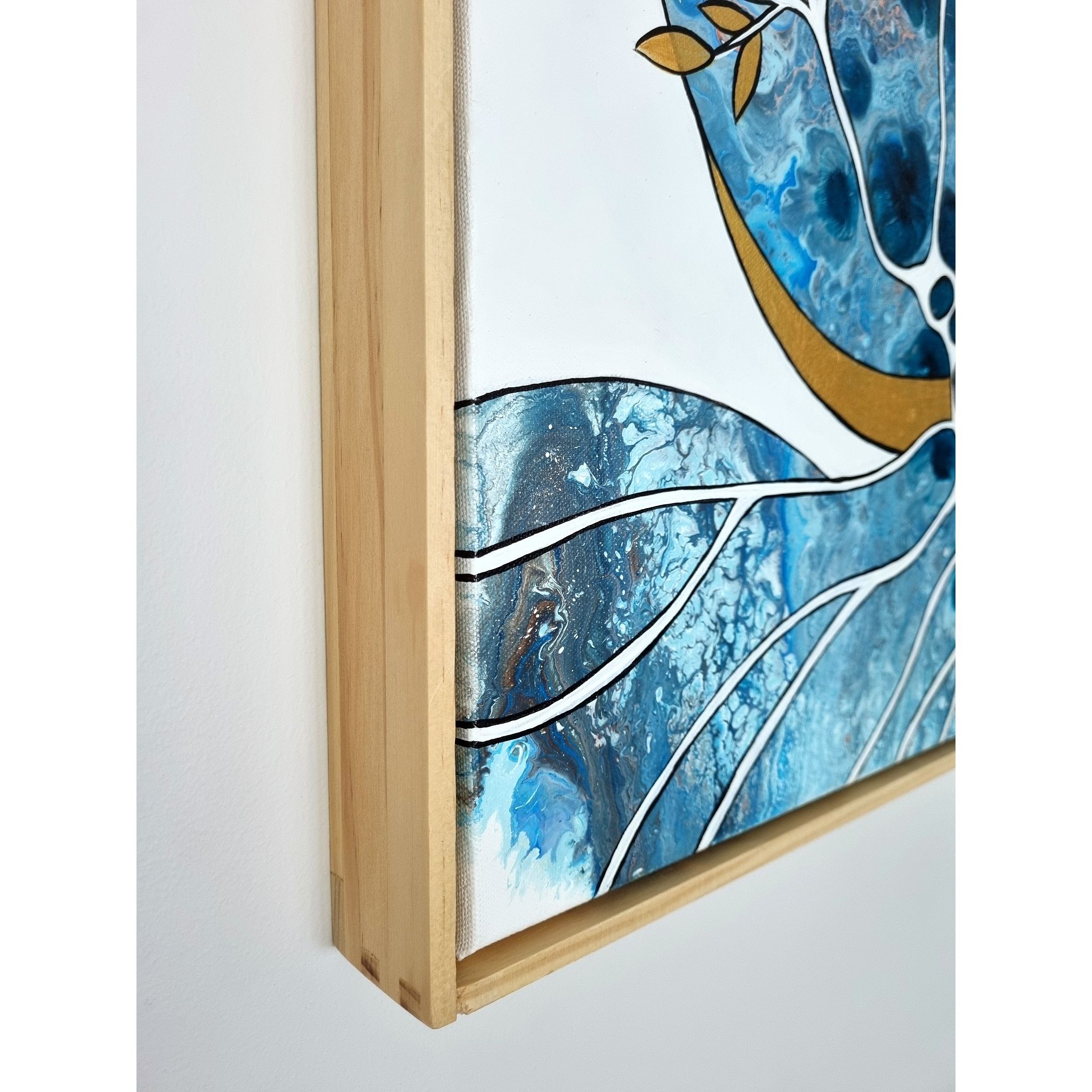 Tree of Life Gem Series 'Jade' Framed Original Acrylic Artwork