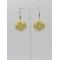 World Fair Trade KAZURi bead earrings, Adelaide, South Australia, Yellow, Lemon,