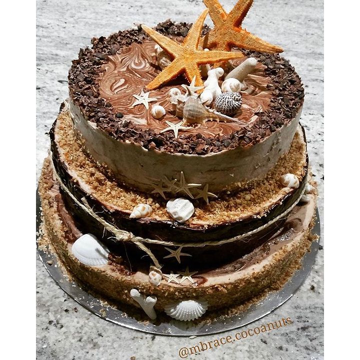 Raw Earth Dessert Tiered Cakes