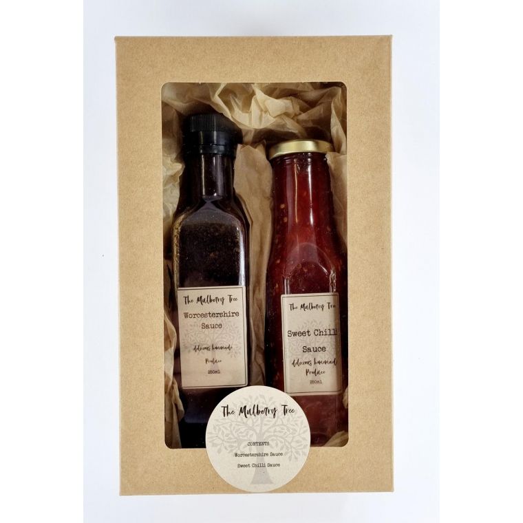 Worcestershire sauce and Sweet Chilli Sauce Gift Pack The Mulberry Tree