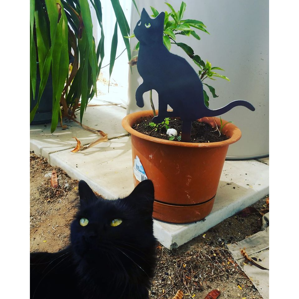 Cat Garden Stake